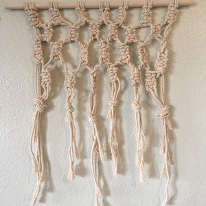 Hand - Crafted Macramé Wall Hanging